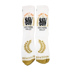 Bow Down Clothing Live & Die San Gabriel Valley Sock BORN & RAISED COLLECTION