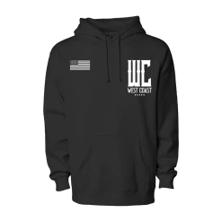 BWDWN WEST COAST JERSEY PULLOVER HOODIE BORN & RAISED COLLECTION