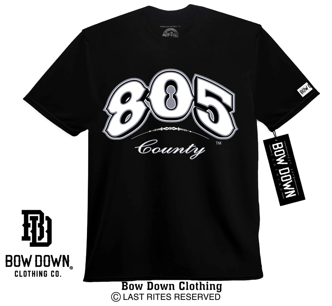 Bow Down Clothing 805 County Area Code BORN & RAISED COLLECTION 1 Bow Down Clothing 805 County Area Code BORN & RAISED COLLECTION