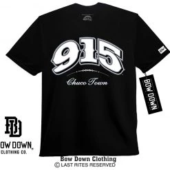 BWDWN store online 31 Bow Down Clothing 915 Chuco Town Area Code BORN & RAISED COLLECTION