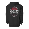 BWDWN BORN & RAISED COLLECTION WEST COAST SEAL RED PULLOVER HOODIE