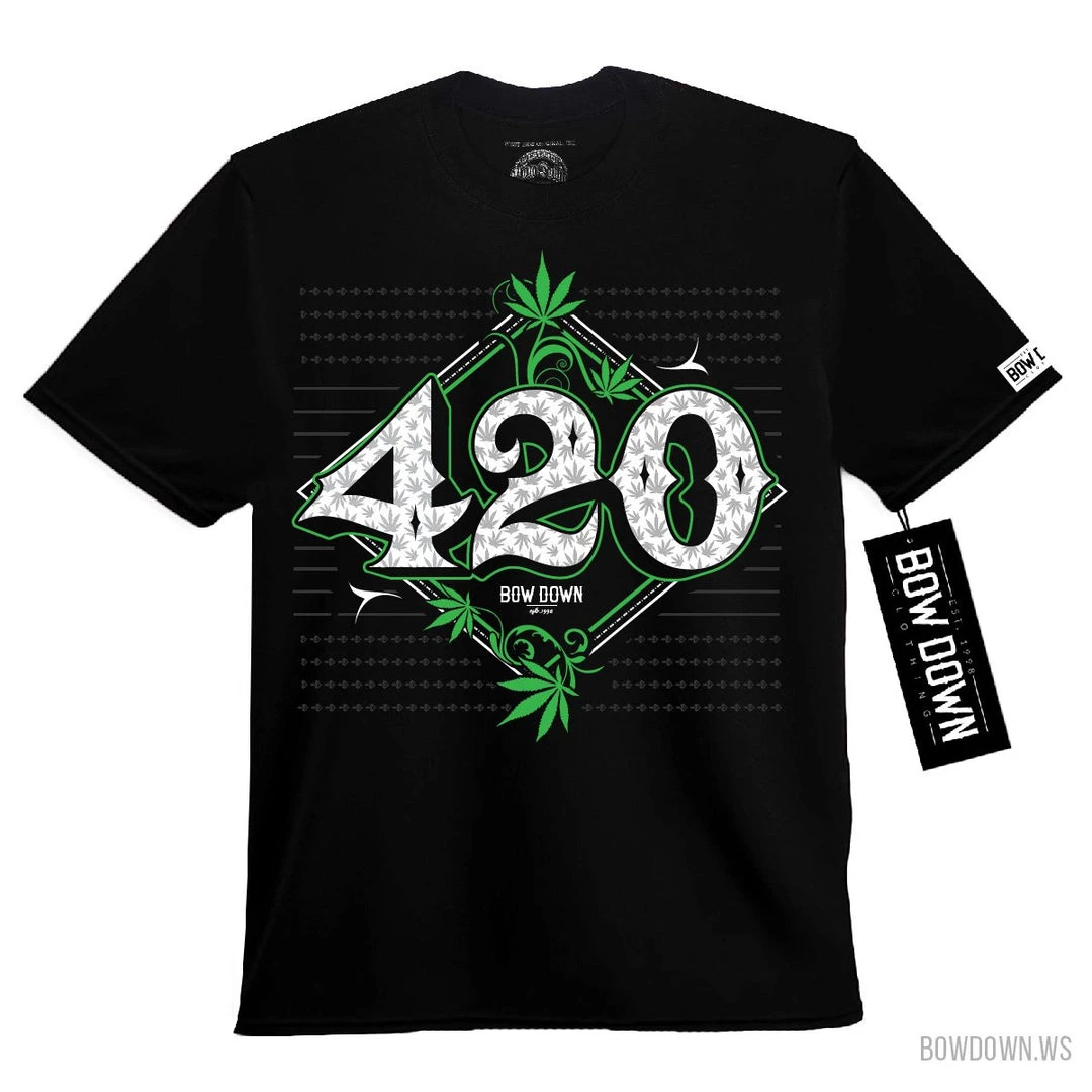 Bow Down Clothing 420 Weed Leaf 1 Bow Down Clothing 420 Weed Leaf