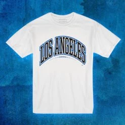 BOW DOWN CLOTHING Los Angeles Collegiate (Blue Trim) BORN & RAISED COLLECTION